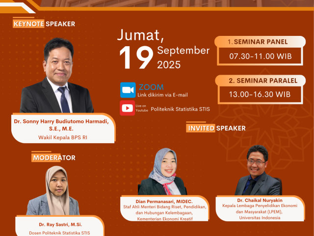 Seminar Nasional Official Statistics 2025: Peran Statistik Resmi dalam Ekonomi Digital dan Kreatif
